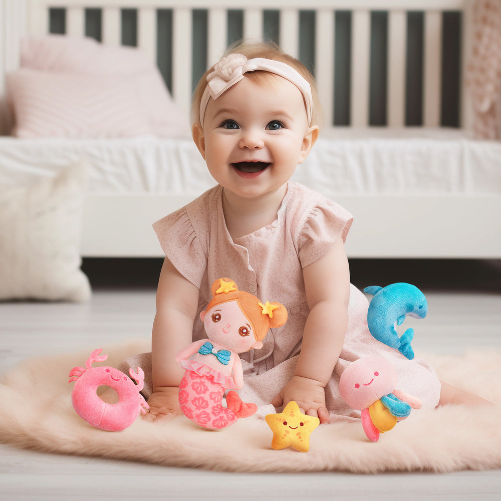 Personalized Plush Playset Sensory Toy Kit - 9 Themes