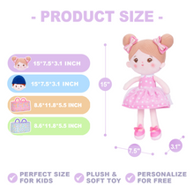 Load image into Gallery viewer, Personalized (15 Inch) Boy &amp; Girl Plush Doll
