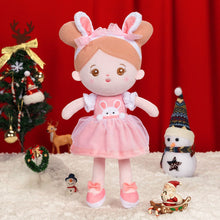 Load image into Gallery viewer, OUOZZZ Christmas Sale - Personalized Baby Doll + Backpack Combo Gift Set Pink Rabbit Doll / Only Doll