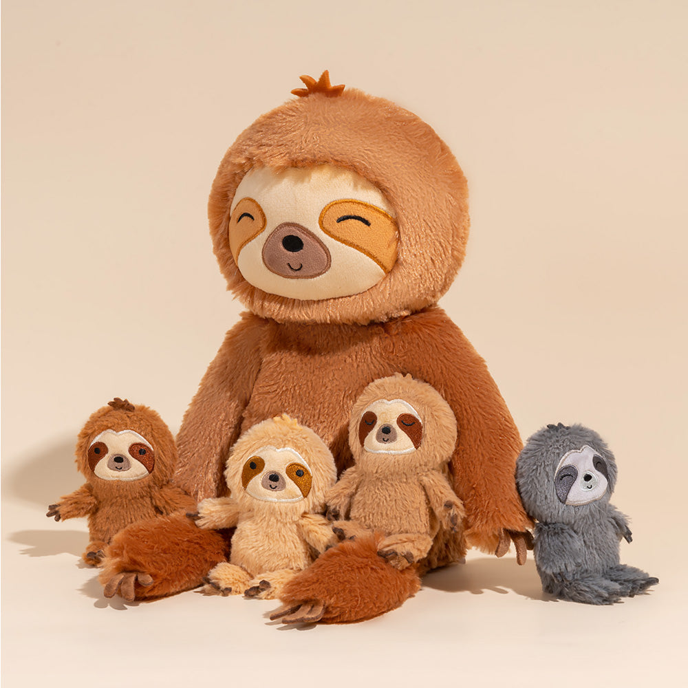 Plush Stuffed Animal Family Toy Set -  11 Themes