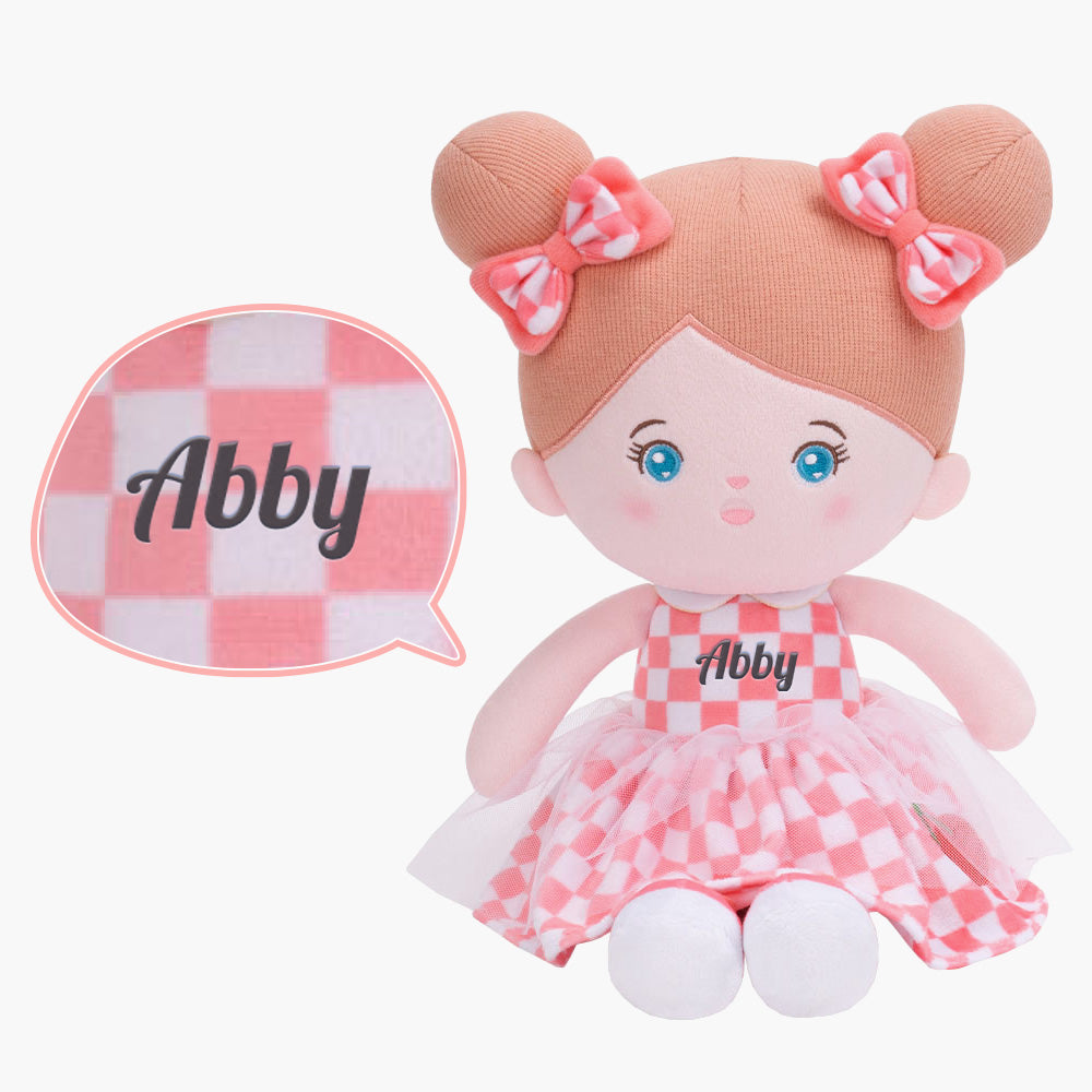 Personalized Plush Doll with Bassinet Accessories