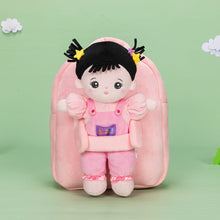 Load image into Gallery viewer, Personalized 10-inch Plush Doll + Backpack