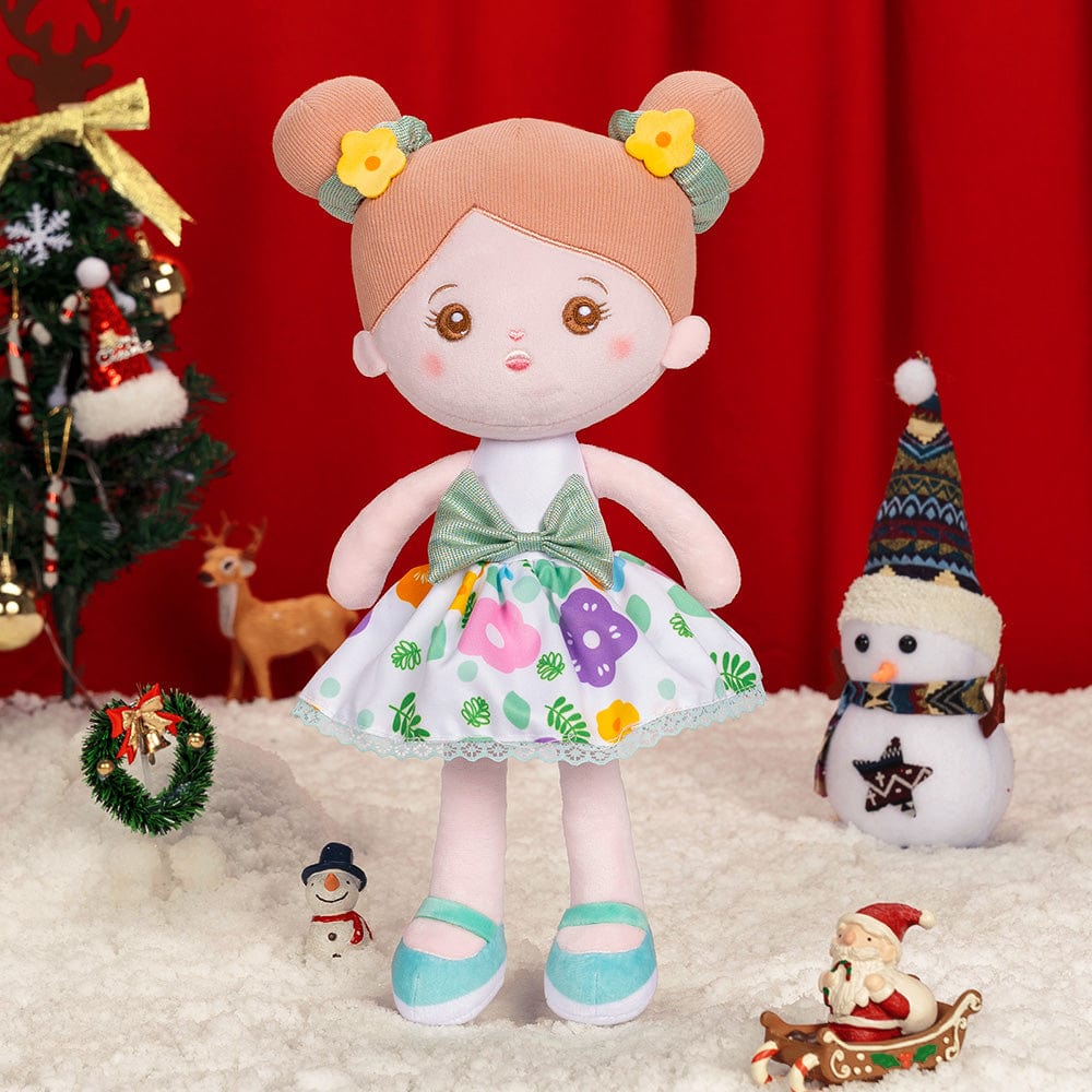 OUOZZZ Christmas Sale - Personalized Baby Doll + Backpack Combo Gift Set Green Summer Doll / Only Doll