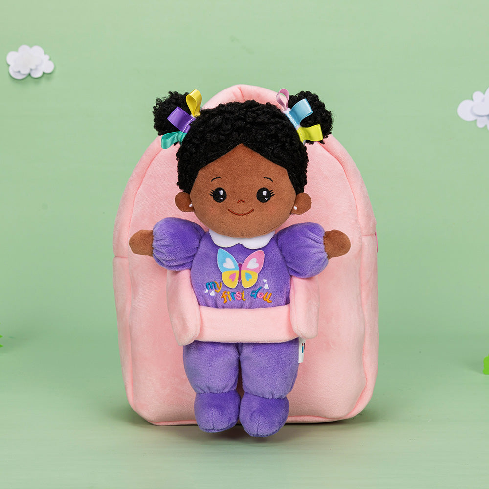 Personalized 10-inch Plush Doll + Backpack