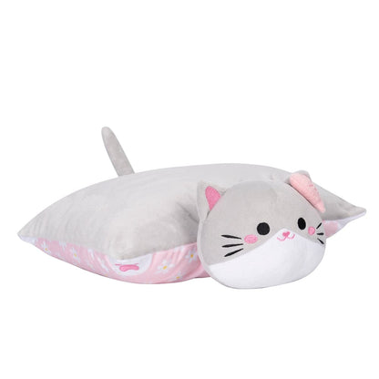 OUOZZZ Personalized Plush Kitten Doll & Pillow & Soothing Towel Gift Set