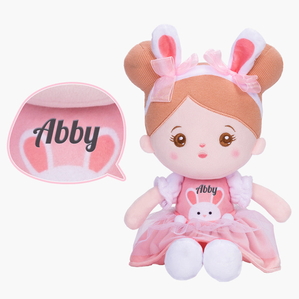 Personalized Plush Doll with Bassinet Accessories