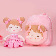 Load image into Gallery viewer, OUOZZZ OUOZZZ Personalized Doll + Backpack Bundle Pink Iris / With Backpack