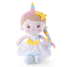 Load image into Gallery viewer, OUOZZZ Personalized Unicorn Sagittarius Plush Rag Baby Doll for Newborn Baby &amp; Toddler