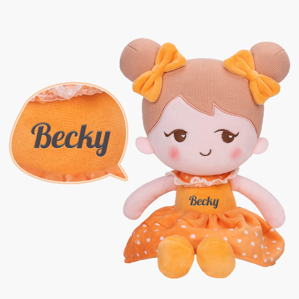Personalized Girl Plush Doll For Newborn