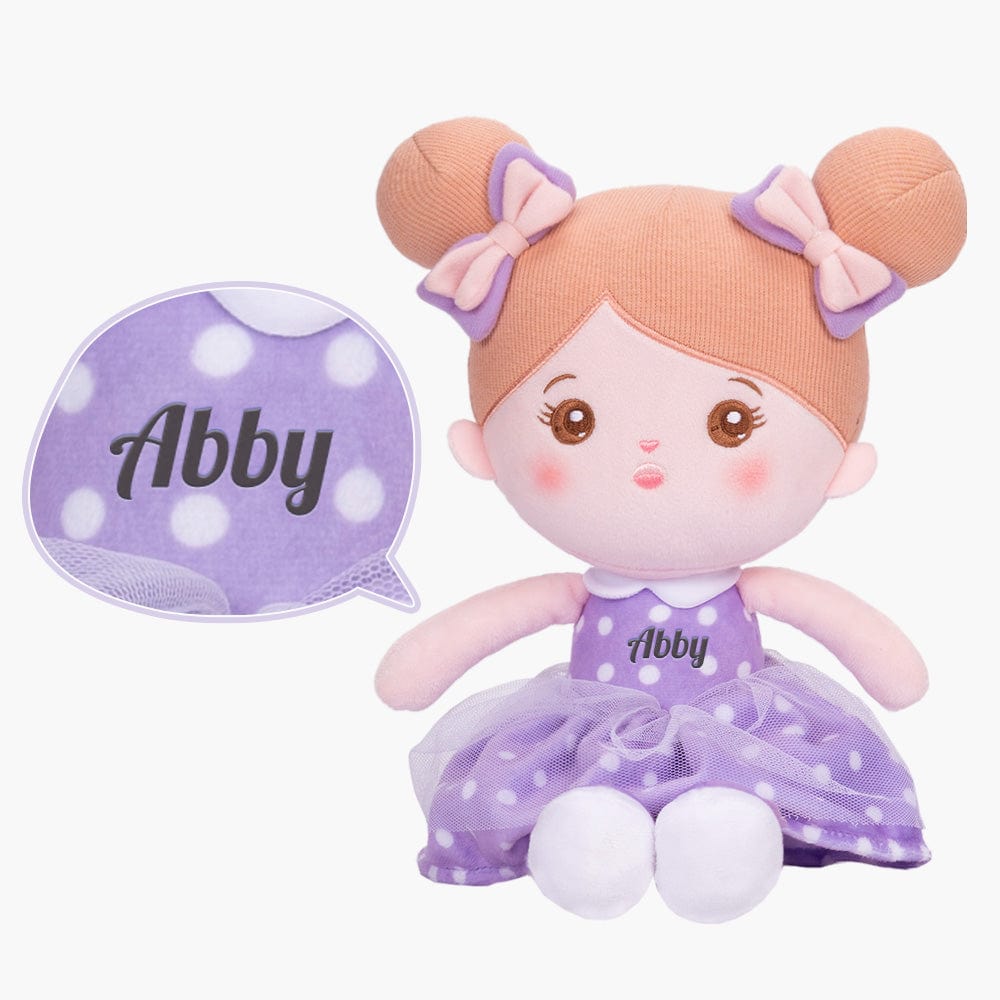 OUOZZZ Personalized Sweet Girl Purple Plush Doll Only Doll⭕️