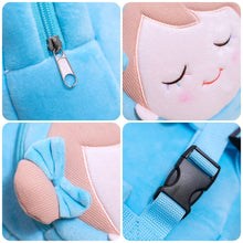 Load image into Gallery viewer, OUOZZZ Personalized Plush Doll IRIS Blue Backpack