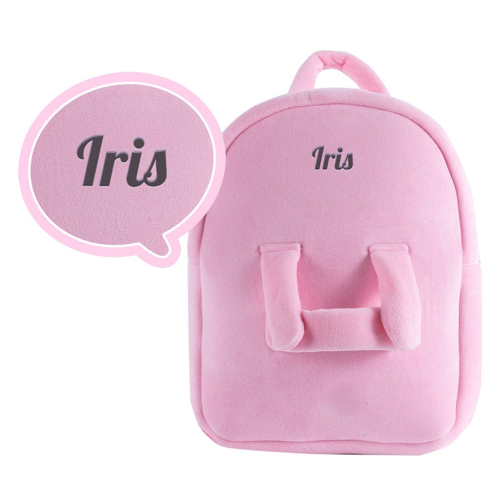 OUOZZZ Personalized Backpack and Optional Cute Plush Doll Bag B / Only Bag