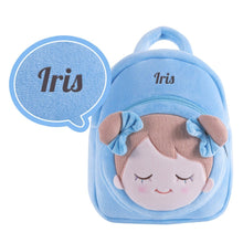 Load image into Gallery viewer, OUOZZZ Personalized Backpack and Optional Cute Plush Doll Blue / Only Bag