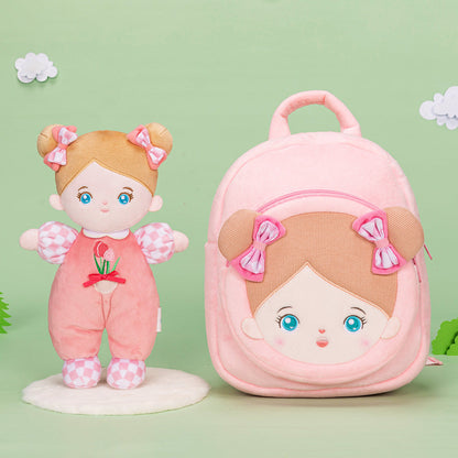 Personalized 10-inch Plush Doll + Backpack