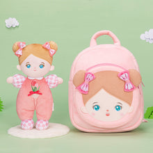 Load image into Gallery viewer, Personalized 10-inch Plush Doll + Backpack