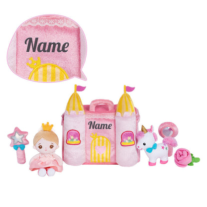 Personalized Plush Playset Sensory Toy + 15 Inch Doll Gift Set