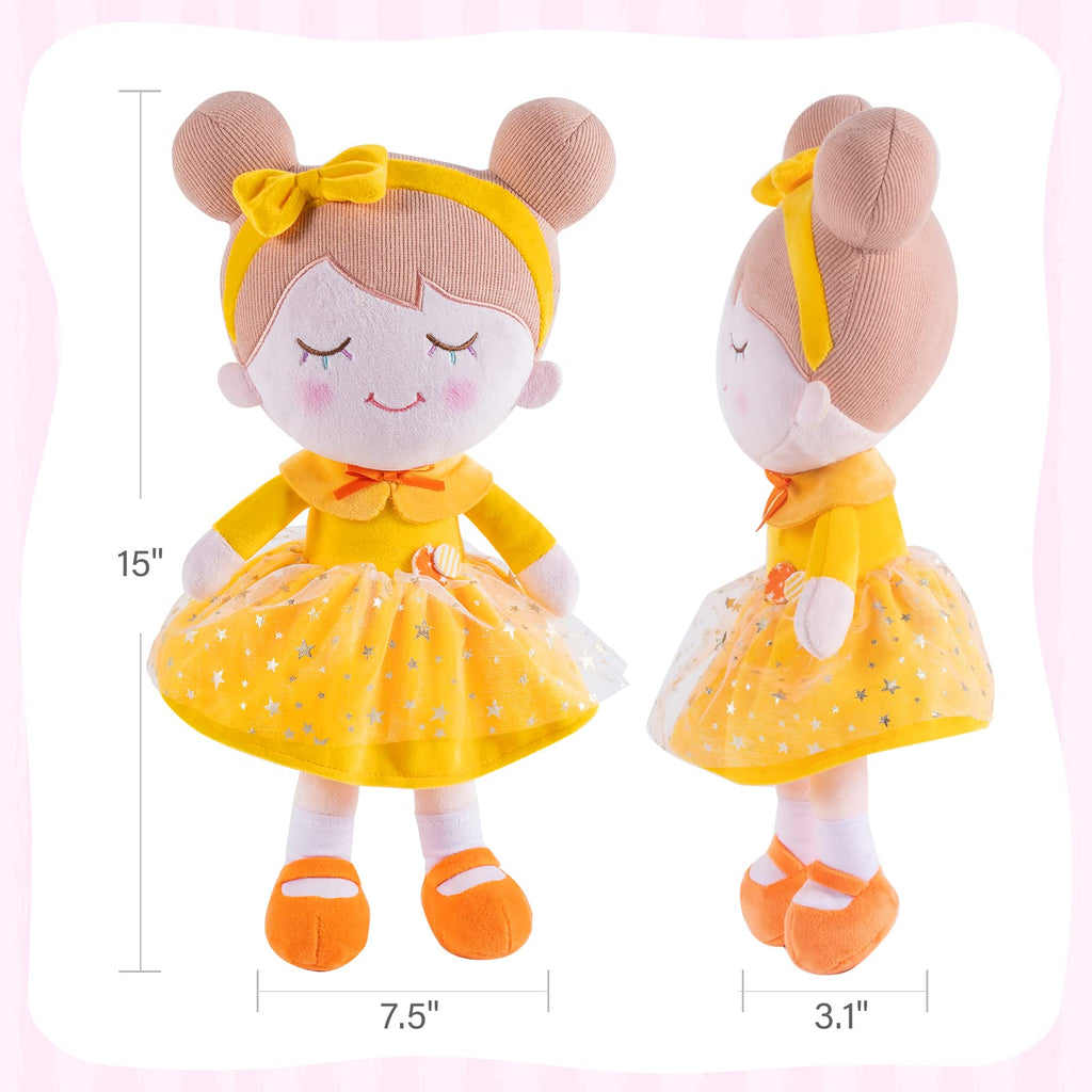 OUOZZZ Personalized Yellow Plush Doll Yellow Iris