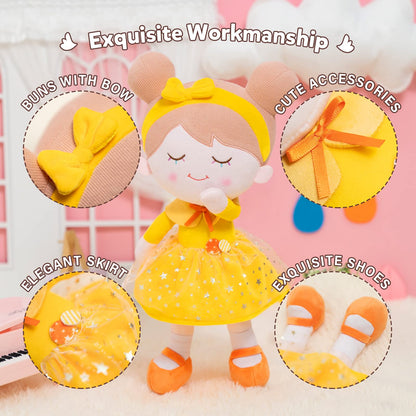 OUOZZZ Personalized Yellow Plush Doll Yellow Iris