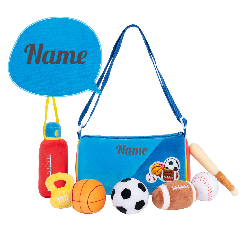 Personalized Plush Playset Sensory Toy + 15 Inch Doll Gift Set