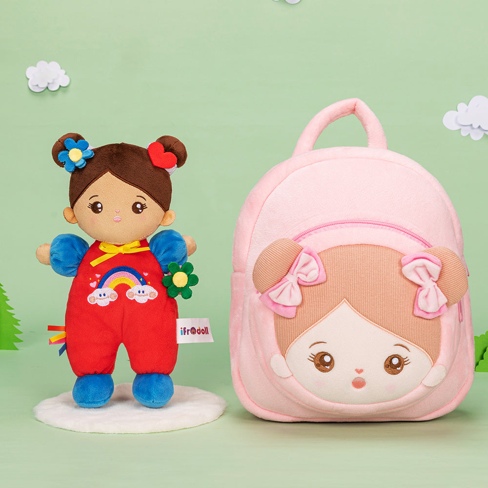Personalized 10-inch Plush Doll + Backpack