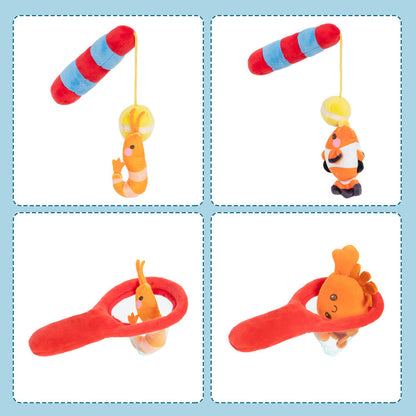 Personalized Baby's First Fishing Tackle Box Plush Playset Sensory Toy Gift Set