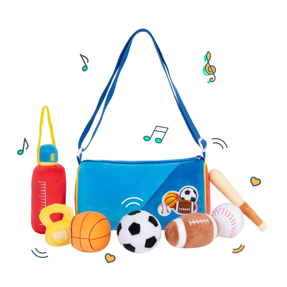 Personalized Plush Playset Sensory Toy Kit - 9 Themes