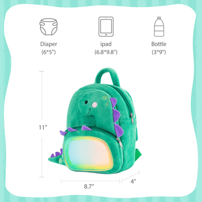 OUOZZZ Personalized Animal Plush Rag Backpack - 8 styles