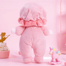 Load image into Gallery viewer, OUOZZZ Personalized Pink Mini Plush Rag Baby Doll