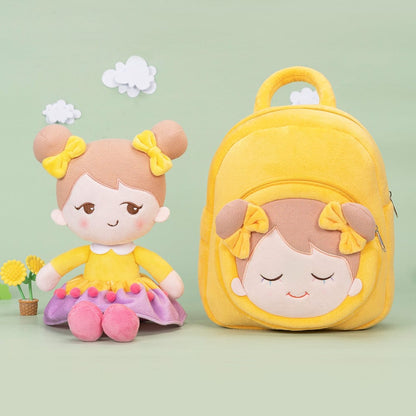 OUOZZZ Personalized Little Clown Baby Doll With Backpack