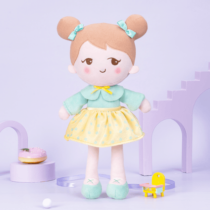OUOZZZ Personalized Playful Light Green Doll