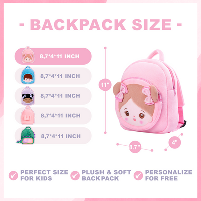 Personalized 10-inch Plush Doll + Backpack