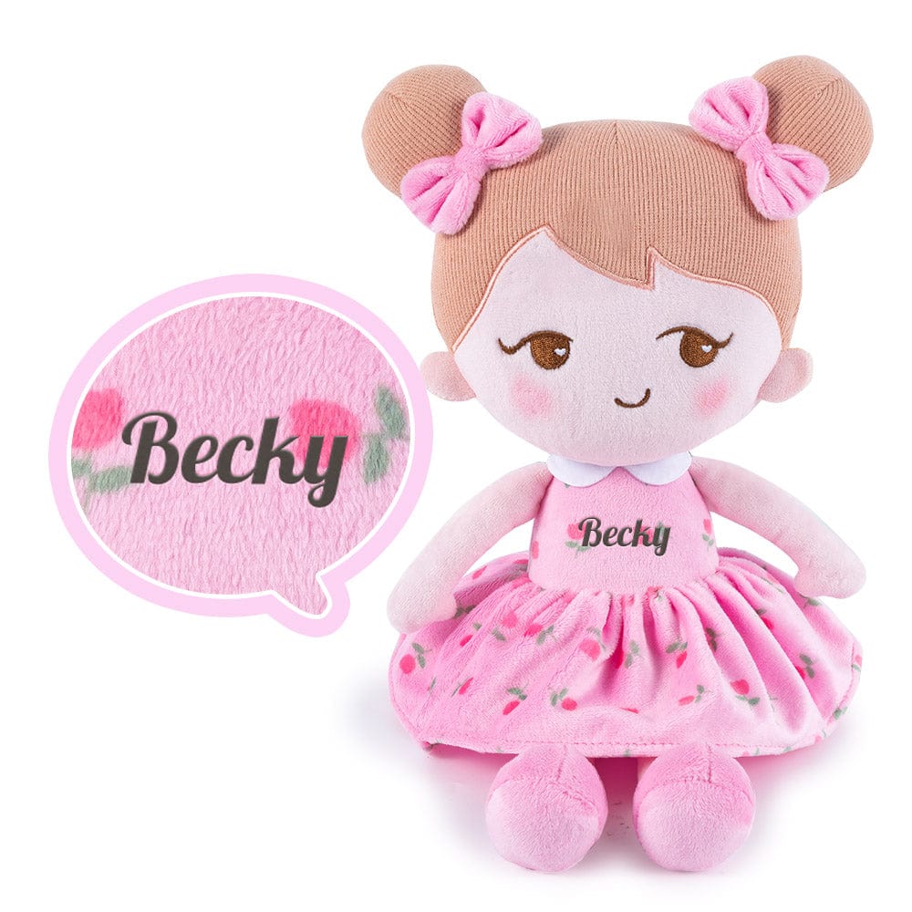 OUOZZZ Featured Gift - Personalized Doll + Backpack Bundle Becky Pink🌷 / Only Doll