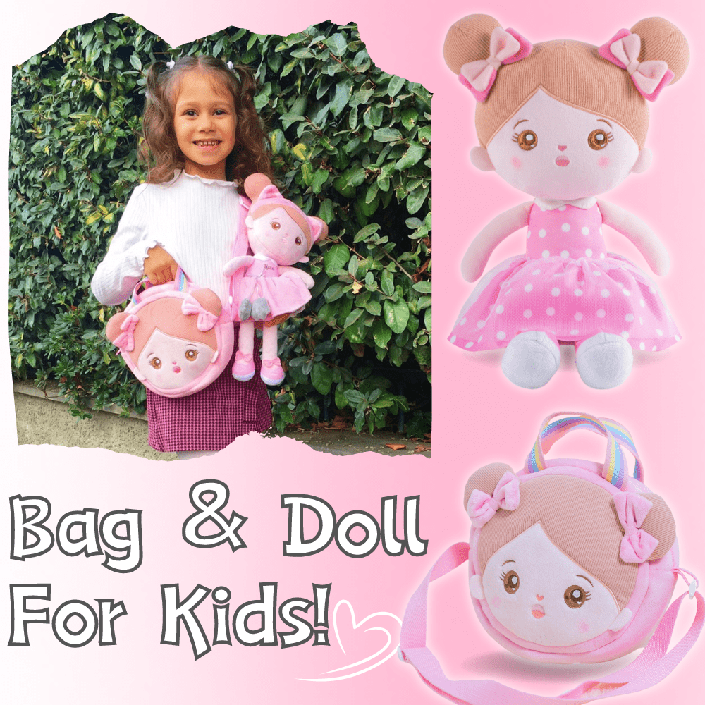 OUOZZZ Personalized Plush Doll + Shoulder Bag Combo