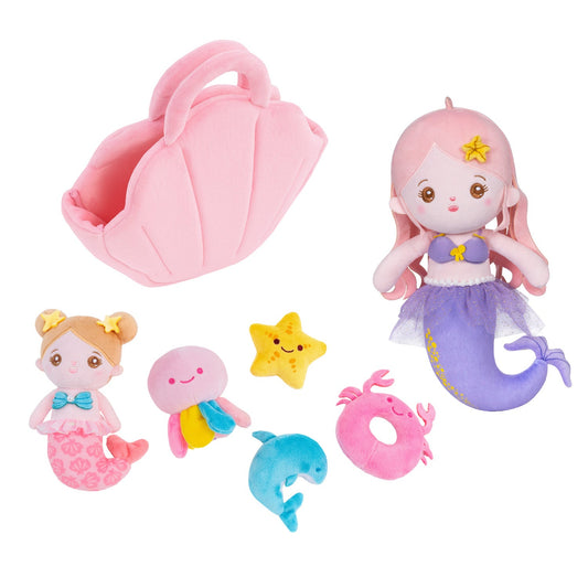 Personalized Plush Playset Sensory Toy + 15 Inch Doll Gift Set
