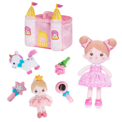 Personalized Plush Playset Sensory Toy + 15 Inch Doll Gift Set