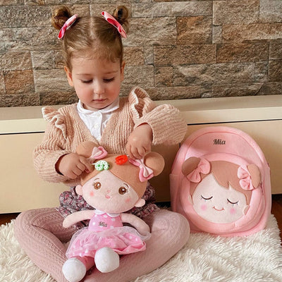 OUOZZZ Personalized Animal Plush Rag Backpack - 8 styles