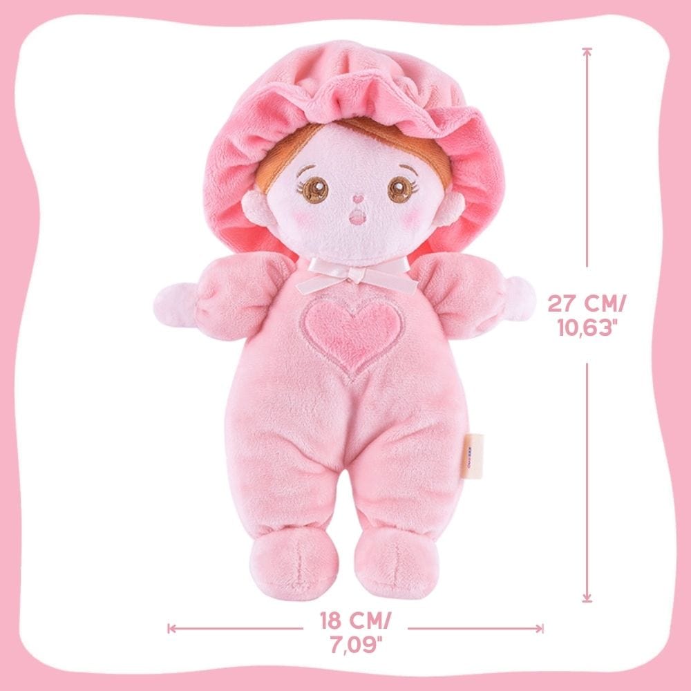 OUOZZZ Personalized Mini Plush Rag Baby Doll